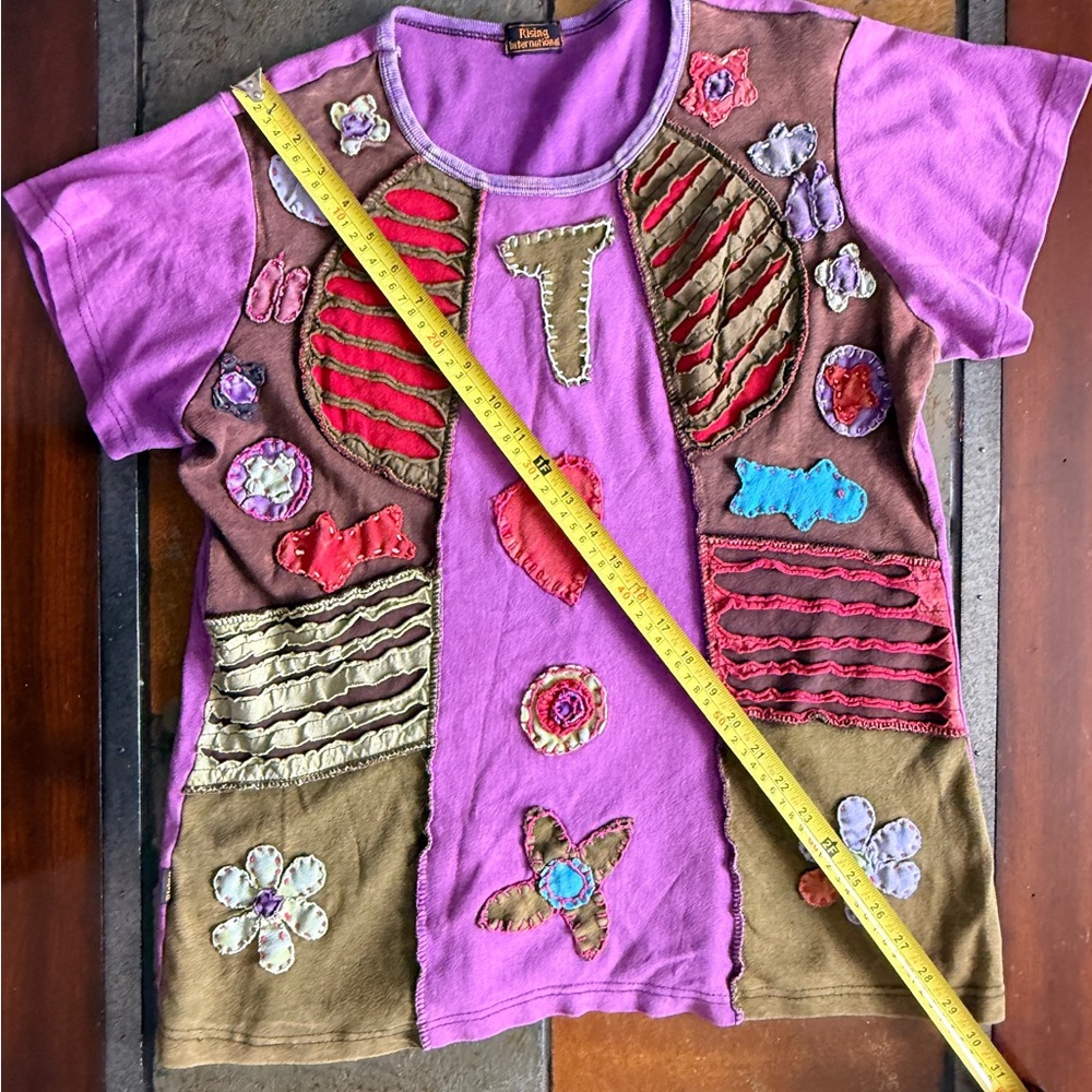 Rising International Embroidery Patchwork Hippy F… - image 1